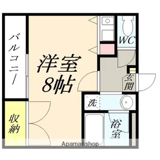 パルミラ浜【4階】の間取り