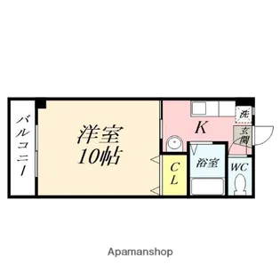 アジュール下中野【5階】の間取り