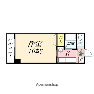 アジュール下中野【5階】の間取り