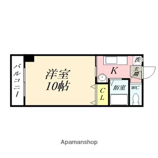アジュール下中野【2階】の間取り