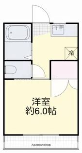 アーバン椋木【202号室】の間取り