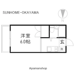 FOREVER RESIDENCE IMAⅡA棟【305号室】の間取り
