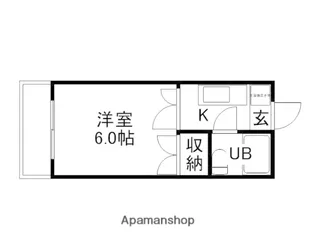 FOREVER RESIDENCE IMAⅡA棟【103号室】の間取り
