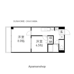 アニメフシミ【2階】の間取り