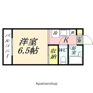 セントフォレスト下中野B【4階】の間取り