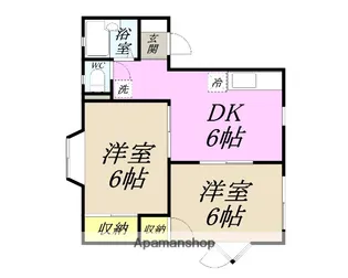 ファミーユK—Ⅱ【1階】の間取り