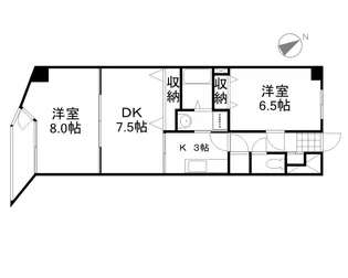 イルサローネ【4階】の間取り