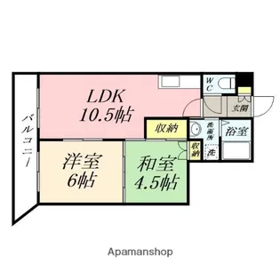 イルサローネ【3階】の間取り