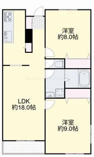 ライズガーデン参番館【1階】の間取り