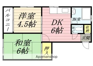 コーポ門田屋敷【1階】の間取り