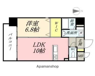 ハアラン高柳【10階】の間取り