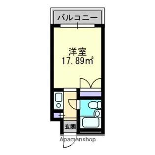 アルファ清心町Ⅰ【102号室】の間取り