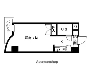 アルファ春日町【602号室】の間取り
