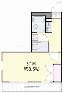 フローラ都紀Α【1階】の間取り