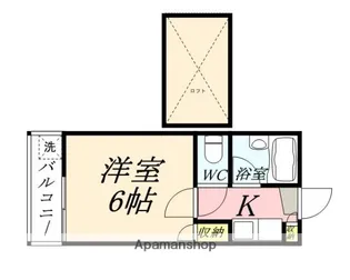 リバティー20【106号室】の間取り