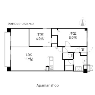 フィール野田公園【14階】の間取り