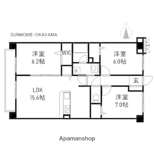 フィール野田公園 【13階】の間取り