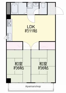 坂本マンション【203号室】の間取り