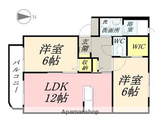 シャーメゾンANTICA【3階】の間取り