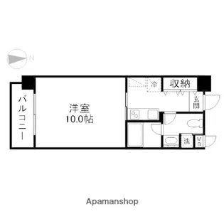 AXⅠS伊島【7階】の間取り