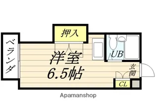 メゾン富田町【6階】の間取り