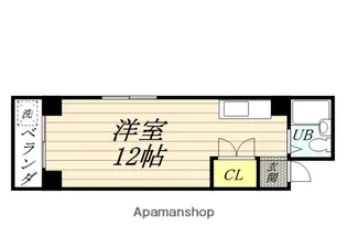 メゾン富田町【2階】の間取り