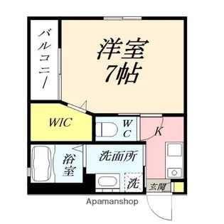 アンシャンテ【1階】の間取り