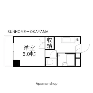 Uマンション【1階】の間取り