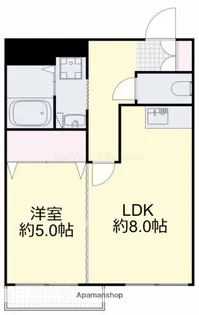 グランデュール医大南【502号室】の間取り