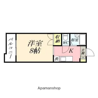 アークハイツ赤田【302号室】の間取り