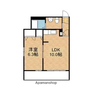 ラ・コリーヌ福泊【1階】の間取り