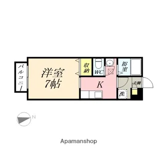 アルエット国富【1階】の間取り