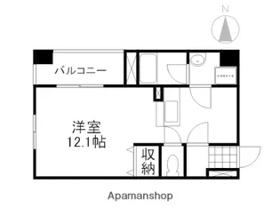 HIGHS TOP表町【602号室】の間取り