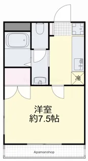 ワンダースメゾン青江【1階】の間取り