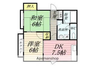 メゾン・エスプラネード【2階】の間取り