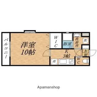 VERDE大供【1階】の間取り