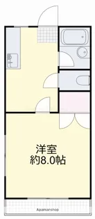 メゾンウインズ【202号室】の間取り