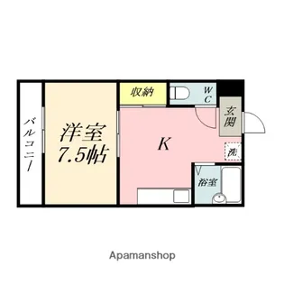プレアール春日町【5階】の間取り