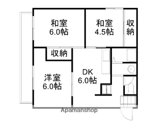 メゾン中野【201号室】の間取り