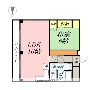 センチュリー平井【6階】の間取り