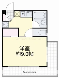 フレーズ津高【605号室】の間取り
