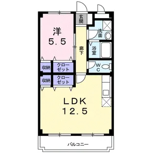 マンションエトランゼ【3階】の間取り
