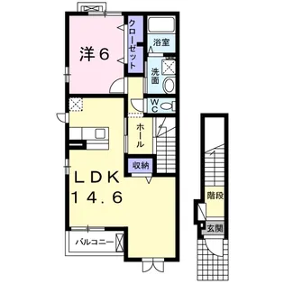 カンピオーネ【2階】の間取り