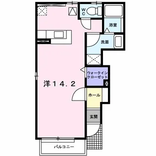 ミーテ・N A【1階】の間取り