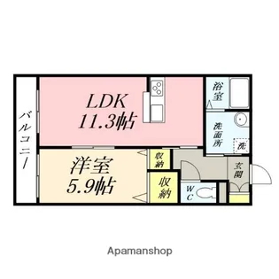 アルシア【2階】の間取り