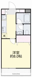 ヴァンテアン東山【2階】の間取り