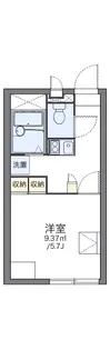 レオパレスドリーム瀬戸内【1階】の間取り
