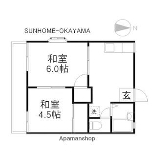 メゾン平野A【1階】の間取り
