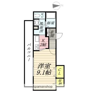 シャーメゾンHILO【1階】の間取り