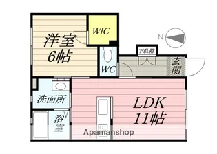 シャーメゾン妹尾【1階】の間取り